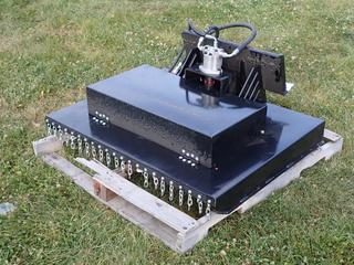 Unused 43in X 3ft Brush Cutter To Fit Mini Skid Steer **Located @ Edmonton Yard**