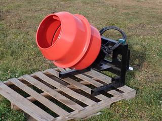 Unused Hyd Concrete Mixer To Fit Mini Skid Steer **Located @ Edmonton Yard**