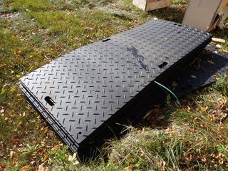 Qty Of 8ft X 42in Rubber Mats **Located @ Edmonton Yard**
