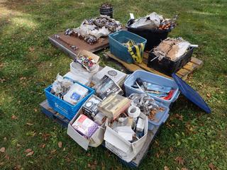 Qty Of Valves, Joiners, Smoke Detectors, Concrete Form Straps And Assorted Supplies **Located @ Edmonton Yard**