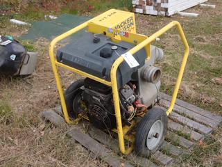 2012 Wacker Neuson 4in Water Pump c/w Vanguard 16hp Gas Engine. SN 20120936 **Located Near Redwater, AB**
