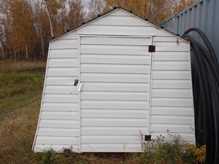 90in X 8ft X 85in Shed **Located Near Redwater, AB**
