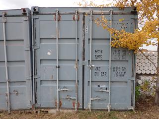40ft Storage Container. SN CBHU1475851 **Located Near Redwater, AB**