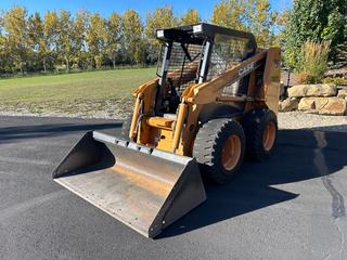 Case 70XT Skid Steer loader C/w Q/C 72in GP Bucket, Canopy, Aux Hyd, 12R16.5 Tires. Showing 2,753 HRS. SN JAF0371422