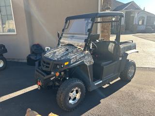Coleman UT250-2 4x2 SxS ATV C/w 229cc Gas Eng, Winch, Canopy, Manual Dump Box Showing 532 KMS VIN LWGMDNL18FA001360