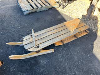 Wooden Sleigh