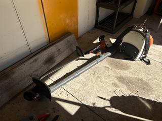 Stihl BR350 Back Pack Blower C/w Echo GT-225 Gas Trimmer