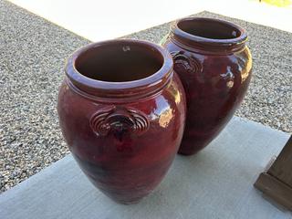 (2) Flower Vase