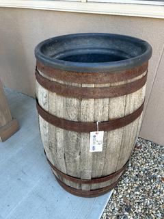 Whiskey Barrel Planter