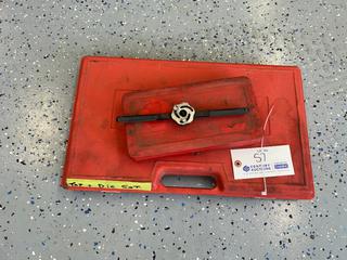 Qty of (2) Tap & Die Sets c/w Assorted SAE Thread Taps, Dies, Tap Wrenches, Die Stocks, Thread Gauges & Accessories, c/w Molded Carrying Cases