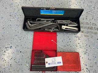 Qty Of Allen Wrenches and Screw Extractor Set