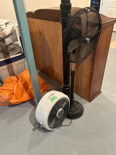 (2) Electric Fans