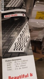 Belle Foret 4.5" Grid Shower Drain (BFT25691906051)