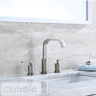 Luxier Contemporary Widespread Handle Bathroom Faucet - Brushed Nickel (XIER1075_21726979)