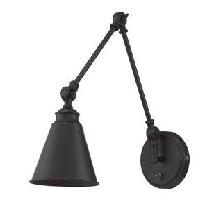 Waucoba 1-Light Swing Arm Lamp, English Bronze