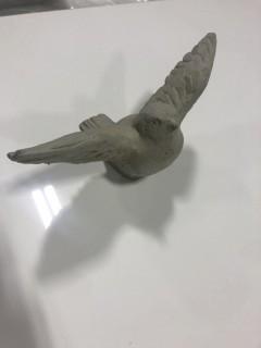Cement Bird Figurine 