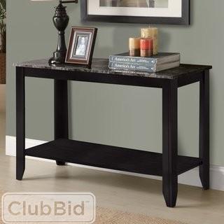 Monarch Specialties Inc. Console Table - Metallic Grey (MNQ274015520246)