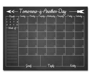 Monthly Dry Erase Board 16x20x1.5"