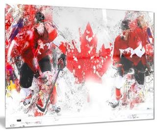 Hockey in Canada' Graphic Art (Metal) 30x40"