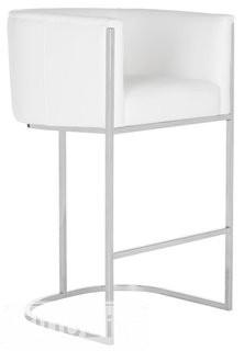 Willa Arlo Interiors Reynaldo Bar Stool - White (WRLO5670)