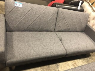 Cobbs Convertible Sofa, Grey, Ripped Middle