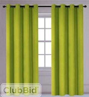 LJ Home Luxura Solid Room Darkening Thermal Grommet Panel Pair - Hot Pink(FPN1821_18557984)