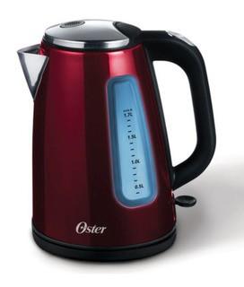 Oster 1.7L Stainless Steel Electric Kettle - Red