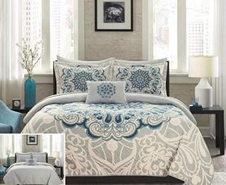 Reseda Reversible Quilt Set, Queen