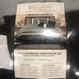 Bellisimo Luxury Linens Comforter Set, Queen, Citylights