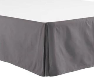 Distinctly Home Bed Skirt, Slate, King