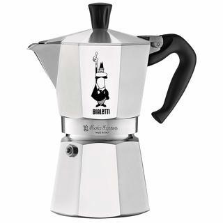 Bialetti 6-Cup Stovetop Espresso Maker, Silver