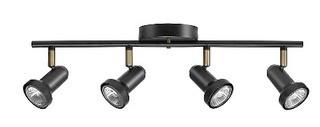 Globe Electric?Melo 4-Light Dark Bronze Track Lighting Bulbs Included