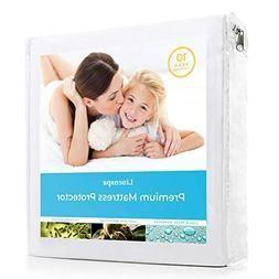 LinenSpa LS0PQQMP Premium Vinyl Free Queen Mattress Protector