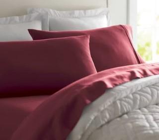 Wayfair Basics 1800 Series 4 Piece Sheet Set, Double, Burgundy