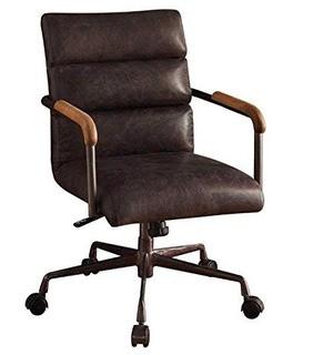 Dandor Genuine Leather Conference Chair Antique Slate