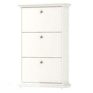 Beachcrest Home Breckenridge 21-Pair Shoe Storage Cabinet - White (BCHH9105_23573669)