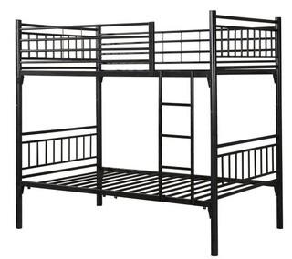 Adrianna Full Over Full Bunk Bed, Black 