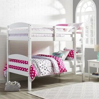 Dorel Living Twin Over Twin Wood Bunk Bed