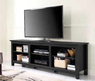 Walker Edison 70 Essentials TV Stand - Black