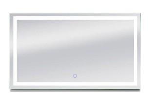 Dyconn Edison 60 in. W x 35 in. H LED Single Wall Mounted Backlit Vanity Bathroom LED Mirror with Touch On/Off Dimme