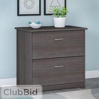 Red Barrel Studio Hillsdale 2 Drawer Lateral File - Dk Grey Wood Finish (RDBS1593_17354222)