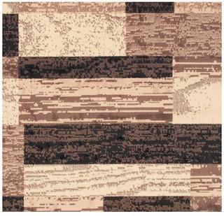 Audrey Power Loom Polypropylene Black/Brown/Tan/Ivory Indoor Area Rug 3x5'