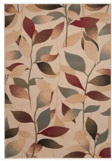 Crisman Beige/Red/Brown Area Rug 2'x3'3"