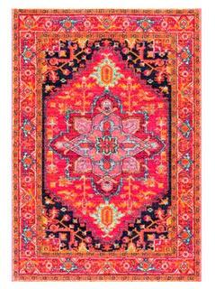 Christophe Blooming Pink/Orange Area Rug 10x14'