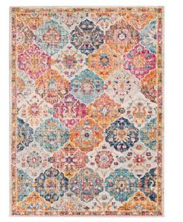 Hillsby Orange/Teal Area Rug, Orange 10x14'