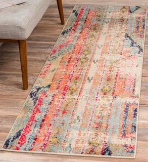 Contemporary Sierra Area Rug Awash Colour 2'7"x10'