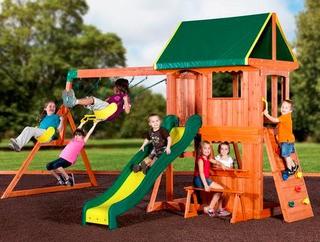 Backyard Discovery Atlantis Wooden Swing Set