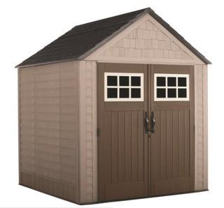 Rubbermaid Big Max 7 ft. x 7 ft. Storage Shed, As is 