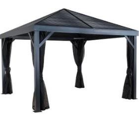 SOJAG INC Sanibel Gazebo - Dark Gray - 500-8162813 : 10L x 10W x 9H ft.