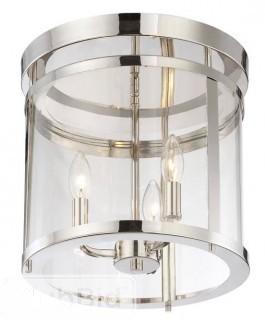 Three Posts Aldergrove 3-Light Semi Flush Mount - Polished Nickel(THRE3690_16322787)